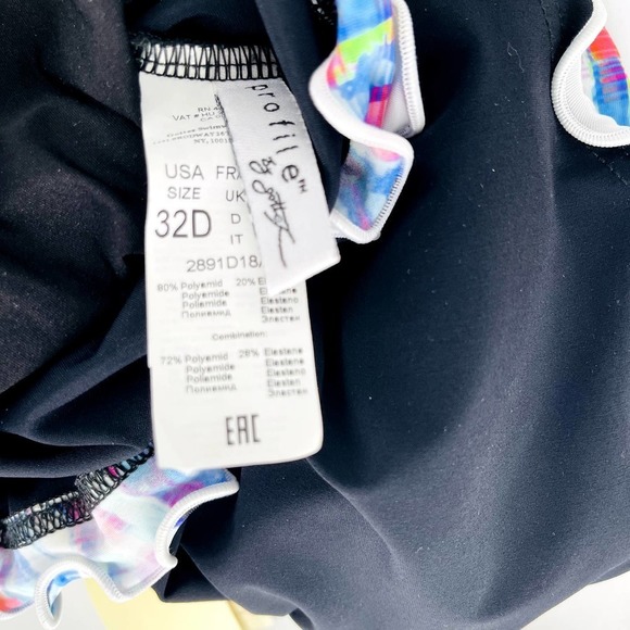 PROFILE by Gottex Ruffle Edge Underwire Top 32D - Picture 6 of 6